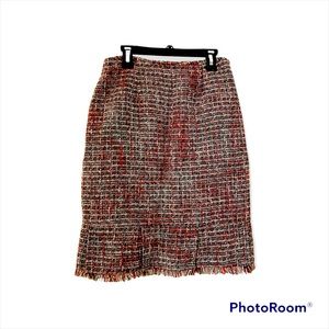 Worthington Tweed Multi- Color Skirt Size 4